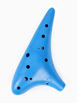 Окарина Music Life 12 отверстий, синяя, 17.5×9.5×4.5 см