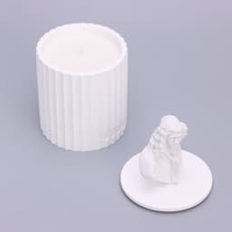 Ароматическая свеча в подсвечнике «Мольер», мед и апельсин, 13×7 см, соевый воск, 160 г