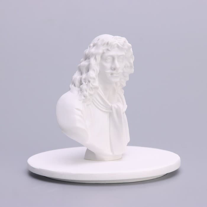 Ароматическая свеча в подсвечнике «Мольер», мед и апельсин, 13×7 см, соевый воск, 160 г