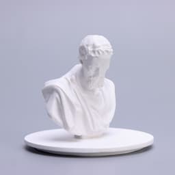 Ароматическая свеча в подсвечнике «Микеланджело», 13×7 см, голубые колокольчики, соевый воск,160 г