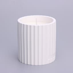 Ароматическая свеча в подсвечнике «Микеланджело», 13×7 см, сочный лимон, соевый воск, 160 г