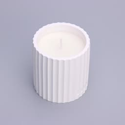 Ароматическая свеча в подсвечнике «Микеланджело», 13×7 см, сочный лимон, соевый воск, 160 г