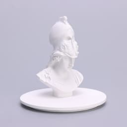 Ароматическая свеча в подсвечнике «Бог Арес», 13×7 см, цветущий жасмин, соевый воск, 160 г