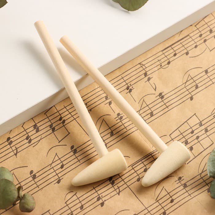 Палочки для металлофона-ксилофона Music Life 2 шт., заостренный кончик
