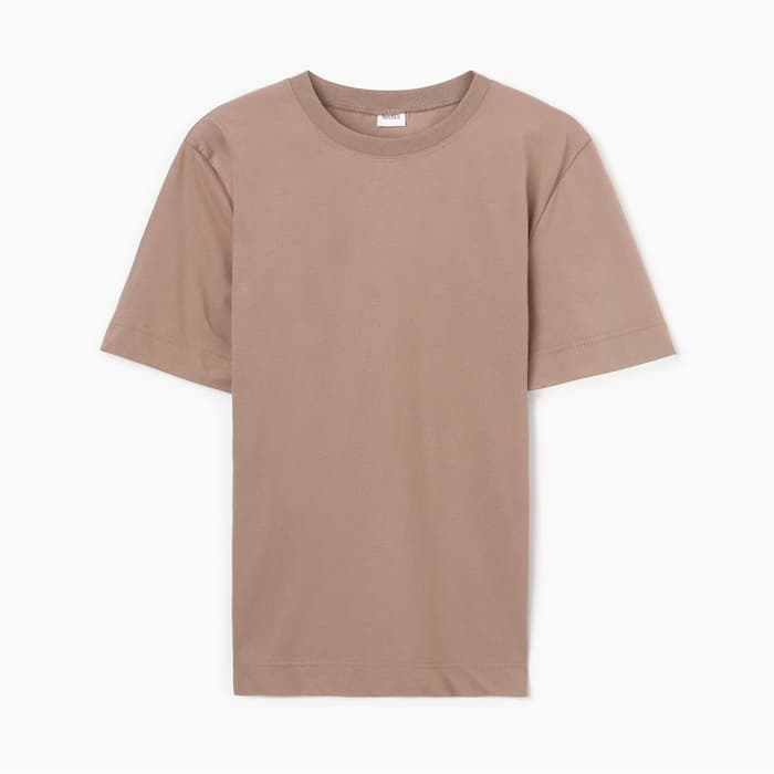 Футболка мужская MINAKU: Basic line MAN, размер 44, бежевая