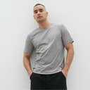 Футболка мужская MINAKU: Basic line MAN, размер 46, серая