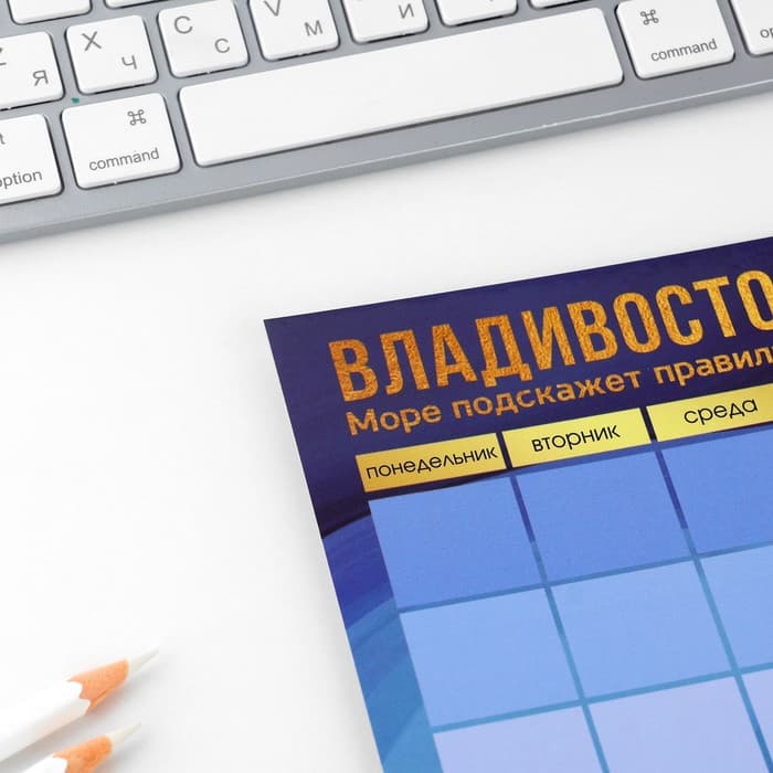 Планинг на магните «Владивосток», на месяц