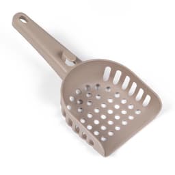 Совок для кошачьего туалета, 23×11×5.5, пластик, коричневый