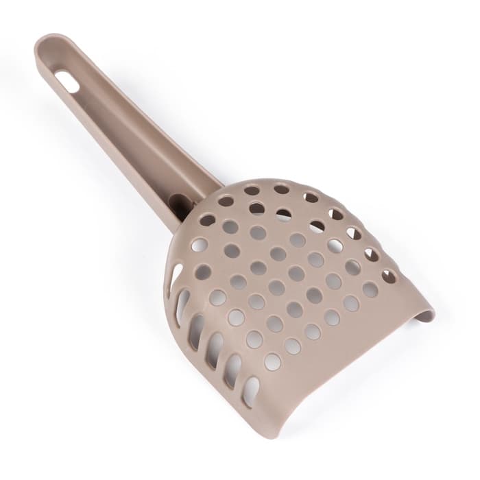 Совок для кошачьего туалета, 23×11×5.5, пластик, коричневый