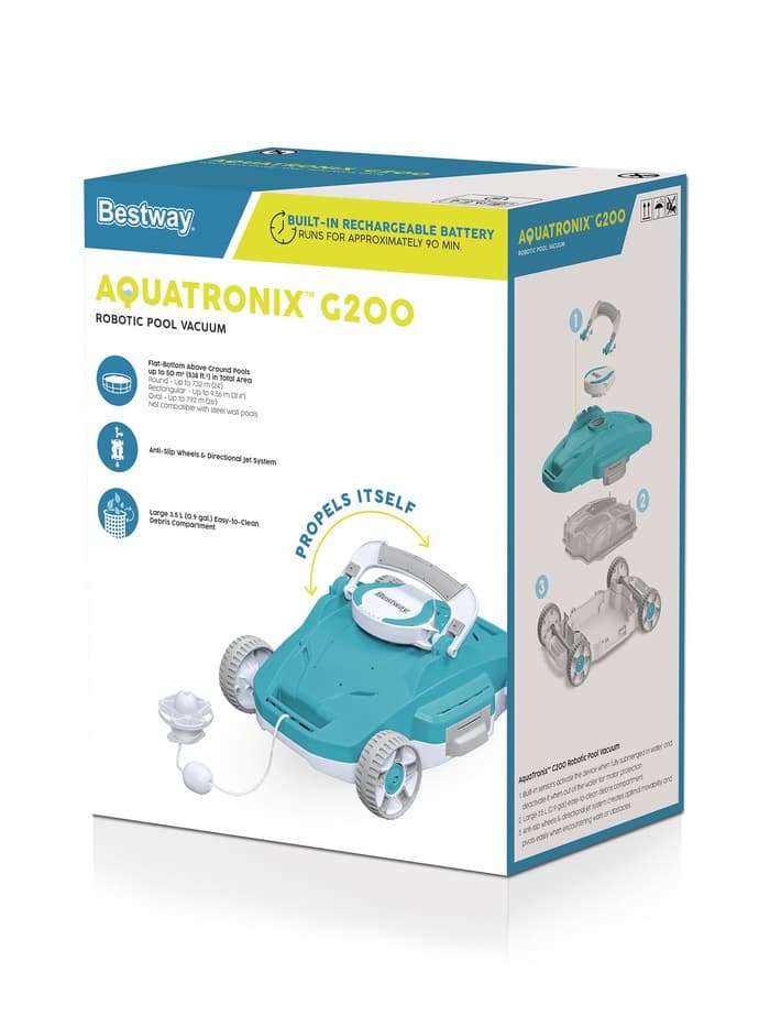 Робот-пылесос AquaTronix G200, для очистки бассейна, 58765 Bestway