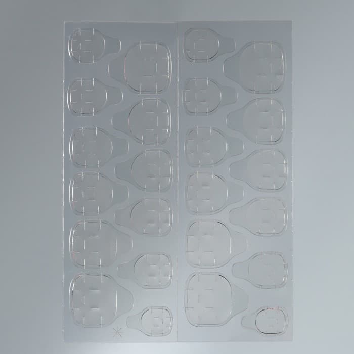 Накладные ногти «Естественные», 24 шт., клеевые пластины, форма миндаль, матовый, светло-бежевые