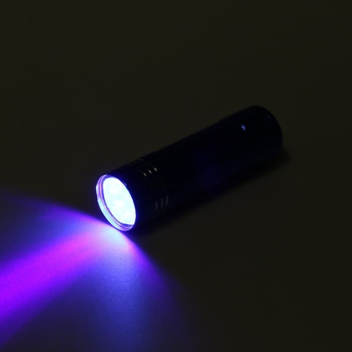 Лампа для маникюра LUF-04, UV/LED, 9 диодов, 9 Вт, от батареек (не в комплекте), голубая