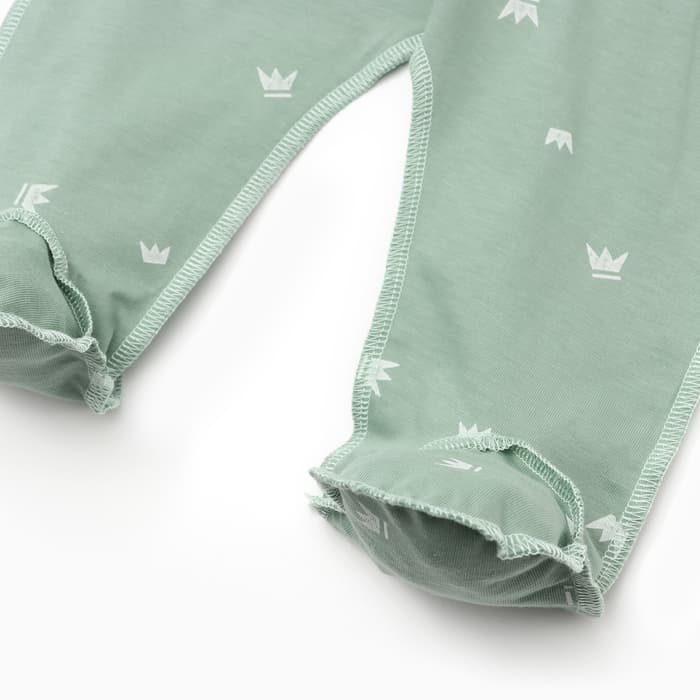 Ползунки детские MINAKU: Короны, рост 74-80 см, оливковые
