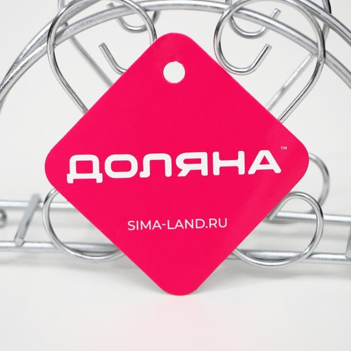 Салфетница Доляна «Завитки»,13,5×3.5×9 см