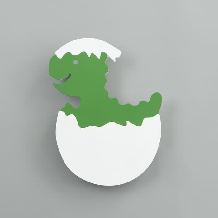 Бра «Динозаврик» LED 24 Вт бело-зелёный 36×30 см