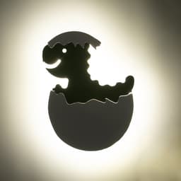 Бра «Динозаврик» LED 24 Вт бело-зелёный 36×30 см