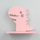 Бра «Динозавр» LED 24 Вт розовый 35×30 см