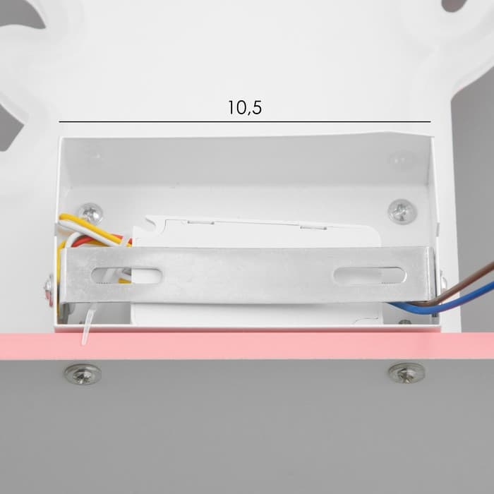 Бра «Динозавр» LED 24 Вт розовый 35×30 см