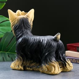 Копилка для денег «Йоркширский терьер», гипс, 16×32×28 см