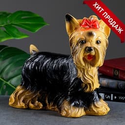 Копилка для денег «Йоркширский терьер», гипс, 16×32×28 см