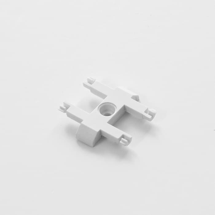 Коннектор прямой SLIM i-образный, 4-жильный, белый, 0.7×4×2 см