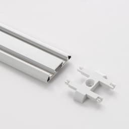 Коннектор прямой SLIM i-образный, 4-жильный, белый, 0.7×4×2 см