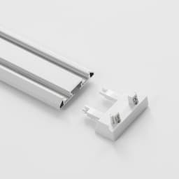 Коннектор стена-потолок SLIM г-образный, 4-жильный, белый, 0.7×4×2 см