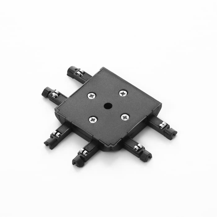 Коннектор SLIM т-образный, 4-жильный, чёрный, 0.7×4×2 см