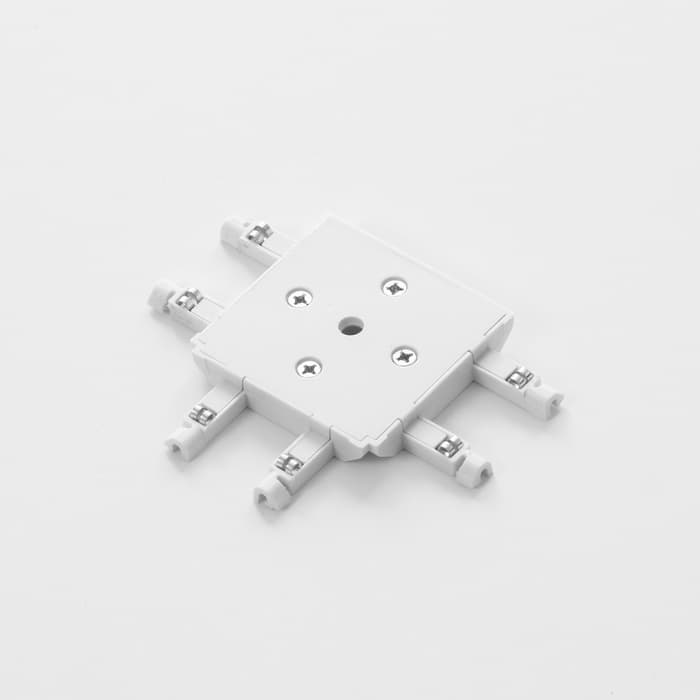 Коннектор SLIM т-образный, 4-жильный, белый, 0.7×4×2 см