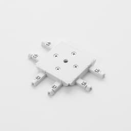 Коннектор SLIM т-образный, 4-жильный, белый, 0.7×4×2 см