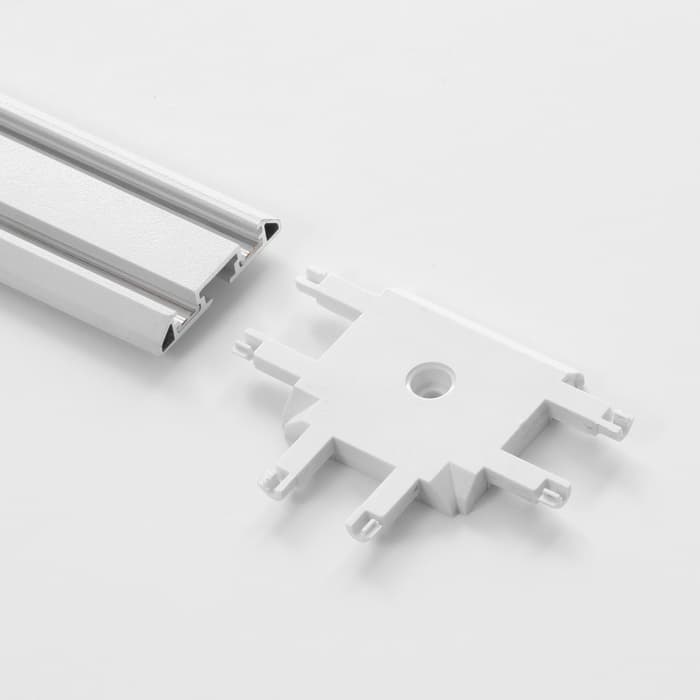 Коннектор SLIM т-образный, 4-жильный, белый, 0.7×4×2 см