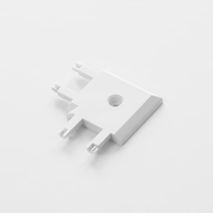 Коннектор угловой SLIM г-образный, 4-жильный, белый, 0.7×4×2 см