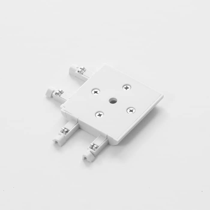 Коннектор угловой SLIM г-образный, 4-жильный, белый, 0.7×4×2 см