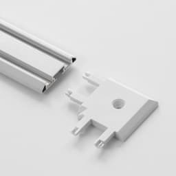 Коннектор угловой SLIM г-образный, 4-жильный, белый, 0.7×4×2 см