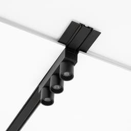 Шинопровод ультратонкий встраиваемый ULTRA «Ультра-100», 2-жильный, чёрный, 100×2.6×0.6 см