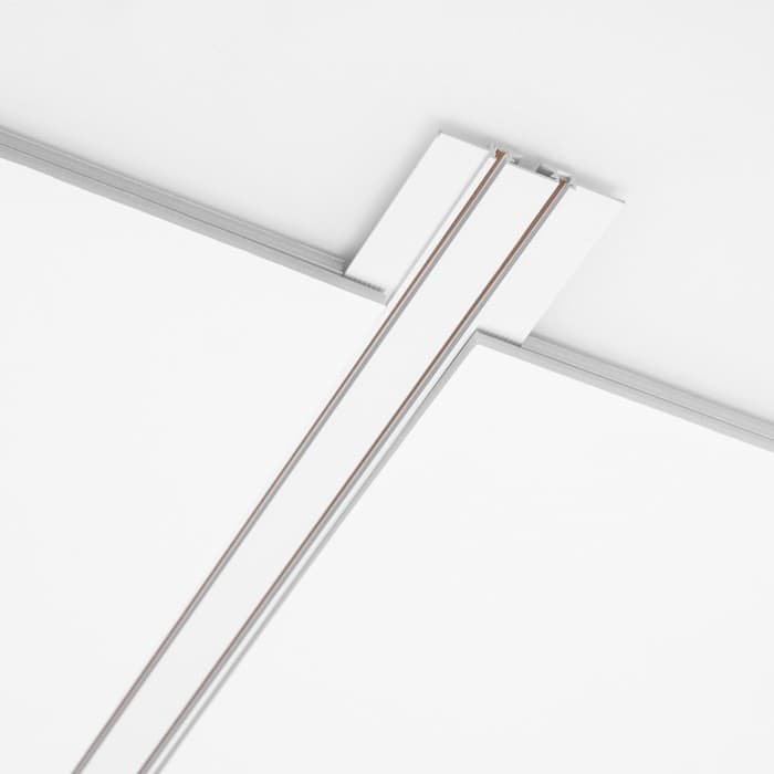 Шинопровод ультратонкий встраиваемый ULTRA «Ультра-100», 2-жильный, белый, 100×2.6×0.6 см