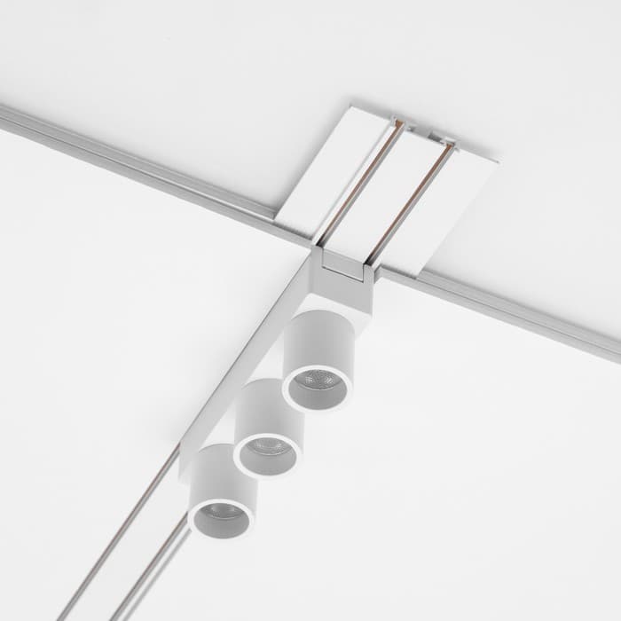 Шинопровод ультратонкий встраиваемый ULTRA «Ультра-100», 2-жильный, белый, 100×2.6×0.6 см