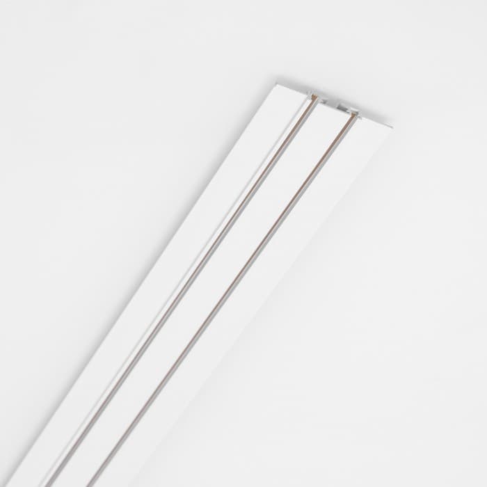 Шинопровод ультратонкий встраиваемый ULTRA «Ультра-100», 2-жильный, белый, 100×2.6×0.6 см