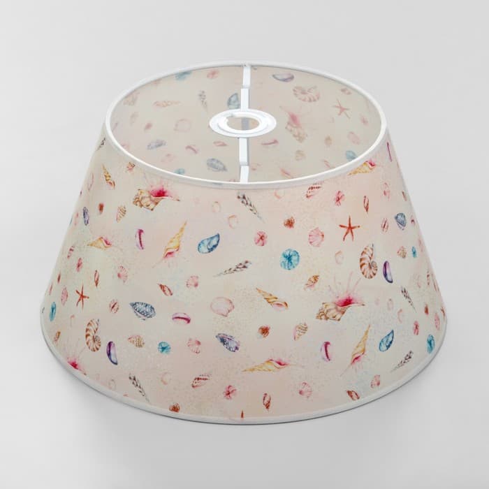 Абажур для светильника универсальный BayerLux «Ракушки», Е27/Е14, 38×38×21 см