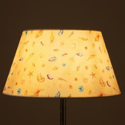 Абажур для светильника универсальный BayerLux «Ракушки», Е27/Е14, 38×38×21 см