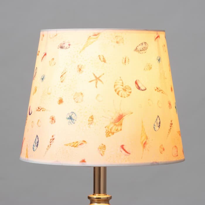 Абажур для светильника универсальный BayerLux «Ракушки», Е27/Е14, 24×24×19 см