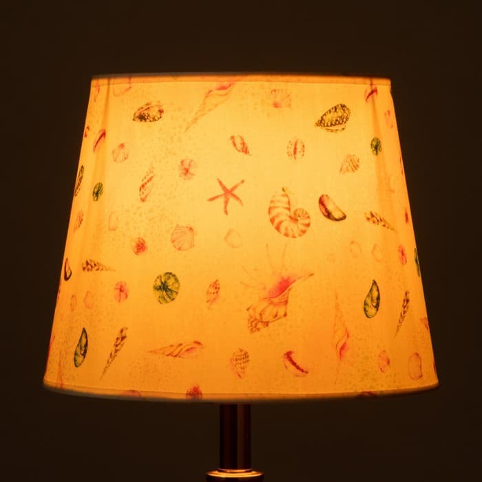 Абажур для светильника универсальный BayerLux «Ракушки», Е27/Е14, 24×24×19 см