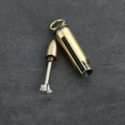 Вечная спичка «Патрон» туристическая, 8 см, с кольцом