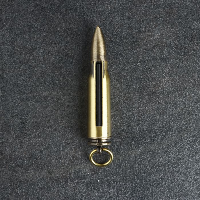 Вечная спичка «Патрон» туристическая, 8 см, с кольцом