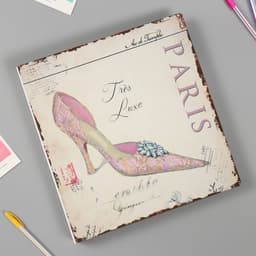 Фотоальбом магнитный на 20 листов «Туфли парижанки», 33×35×4 см