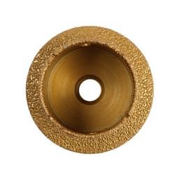 Коронка алмазная ТУНДРА, для УШМ, для отверстий под слив, по плитке, мрамору, 50/70 мм, М14