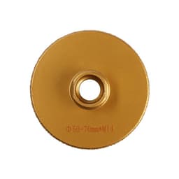 Коронка алмазная ТУНДРА, для УШМ, для отверстий под слив, по плитке, мрамору, 50/70 мм, М14