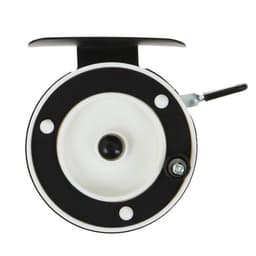 Катушка инерционная, металл пластик, диаметр 6.3 см, цвет черный белый, 701A