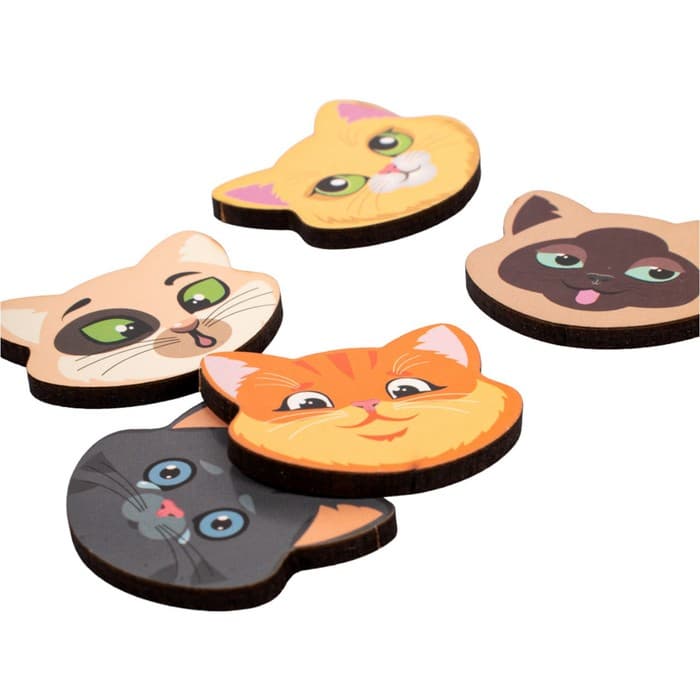 Игра настольная мемо Десятое Королевство «Коты» Far far land wood (24 фишки в коробке)