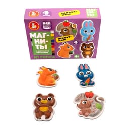 Магниты из гипса под роспись «Животные»